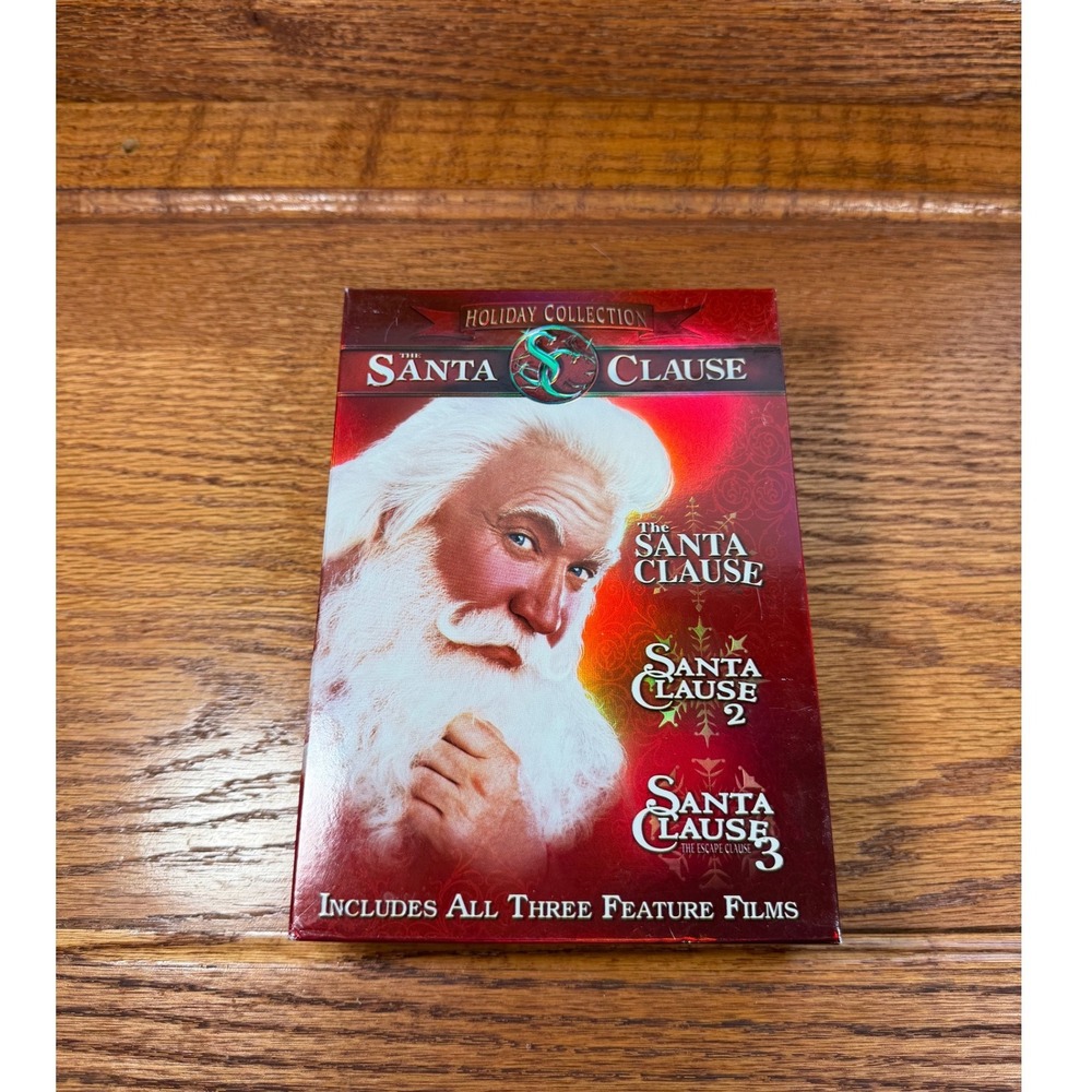 Disney The Santa Clause 3-Movie Holiday Collection DVD Trilogy Tim Allen Set